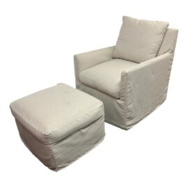 Rowe Furniture Lilah Swivel Rocker + Ottoman, Set