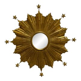 Carol Canner for Carvers Guild Starburst Mirror. Original Price: $1,825
