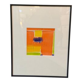 Isabel Wyatt "Orange Color Form" Original Painting, Signed