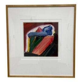 Circa 2001 Albert E. Smith Abstract Painting, Framed