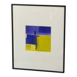 Isabel Wyatt "Blue Yellow Study" Original Painting