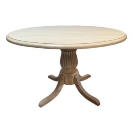 Sunrise Home French Provincial Pedestal Breakfast Table. Original Price: $3,000