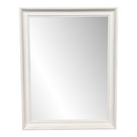 Coastal to Contemporary White Wall Mirror, Medium. Original Price: $800