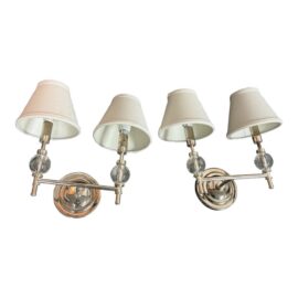 Restoration Hardware Wilshire Double Sconces, Pair