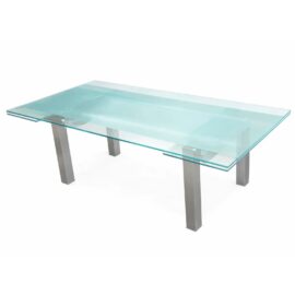 Studio Kronos for Cattelan Italia Daytona Glass Extension Dining Table. Original Price: $8,000