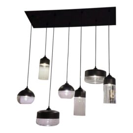 Hennepin Made Parallel Collection Pendant Chandelier, Custom. Estimated Cost: $5,850