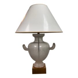Odada Seguso Glass Vase Table Lamp