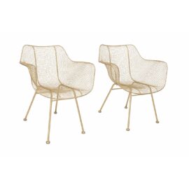 Russell Woodard Sculptura Lounge Chairs, Pair. Estimated Price: $4,000