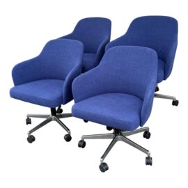 Steelcase for West Elm Sterling Conference Office Chairs, Set of Four. Original Price: $3,700