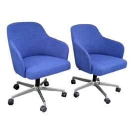 Steelcase for West Elm Sterling Conference Office Chairs, Pair. Original Price: $1,860