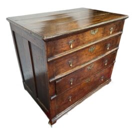 Circa 1685 Oak Wood Chest of Drawers