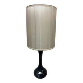 Long Neck Deep Blue Table Lamp