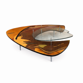 Carlo Malnati Coffee Table, Signed. Original Price: $3,000