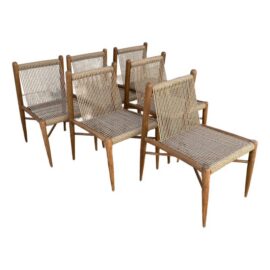 NEW Brownstone Furniture Montauk Dining Chairs, Set of Six. Original Price: $5,400