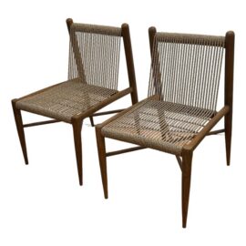 NEW Brownstone Furniture Montauk Dining Chairs, Pair. Original Price: $1,800