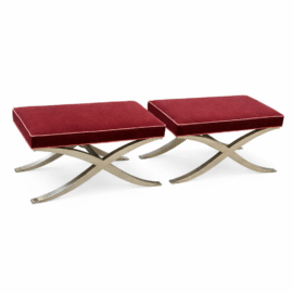 Jan Showers Claudette Benches, Pair. Estimated Cost: $8,800
