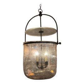 Chapman & Myers for Visual Comfort Lorford Smoke Bell Lantern. Original Price: $2,000