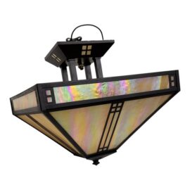 Arroyo Craftsman Prairie Semi Flush Mount Light Fixture. Original Price: $800