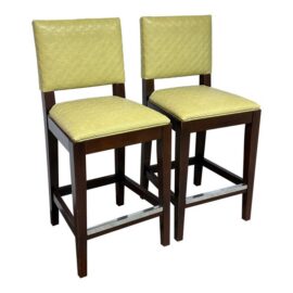 Kravet for Hickory Chair Oakland Bar Stools, Pair