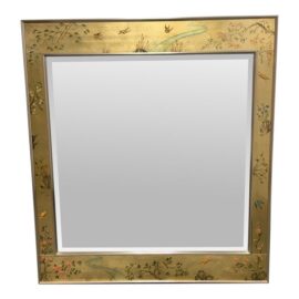 La Barge Circa 1983 Signed J. Beaukerna Eglomisé Wall Mirror