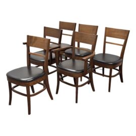 Pottery Barn Italian Dining Chairs, Set of Six