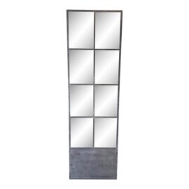 Bid K Home Paned Glass Floor Mirror. Original Price: $1,800