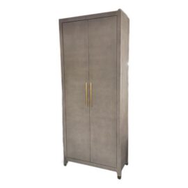 Restoration Hardware Graydon Shagreen Cabinet. Original Price: $6,600