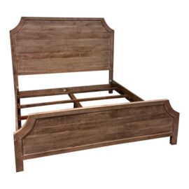 California King Zin Home Amelie Wood Bed Frame. Original Price: $2,400