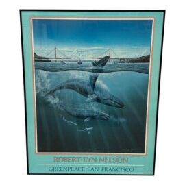 Robert Lyn Nelson Greenpeace San Francisco Poster, Framed