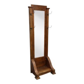 Arts & Crafts Tiger Oak Wood Hall Tree