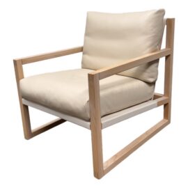 EQ3 Chiara Lounge Leather Chair. Original Price: $2,000