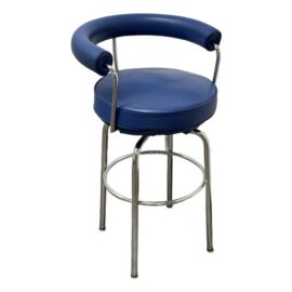 Circa 1970's Le Corbusier Style Bar Stool