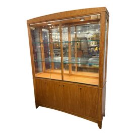 Vintage Ethan Allen China Cabinet + Sideboard