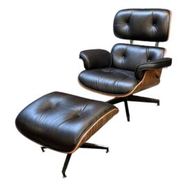 Curver K Imus Reproduction Lounge Chair + Ottoman, Set