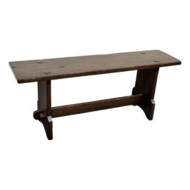 Early 20th Century Organist Trestle Bench