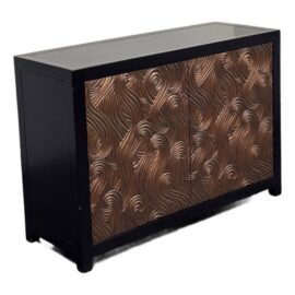 Robert Kuo for McGuire Furniture Dragon Swirl Bar Cabinet. Estimated Price: $15,100