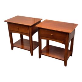 Impressions by Thomasville Bridges Collection Nightstands, Pair. Estimated Cost: $1,800