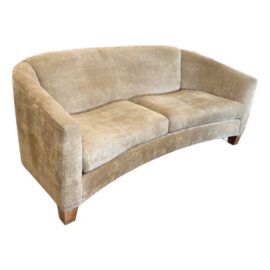 Sunrise Home Barrel Arm Sofa. Original Price: $2,975