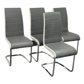 Symphony Cantilever Dining Chairs, Set of Four
