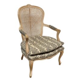 Louis XV French Country Bergere Chair