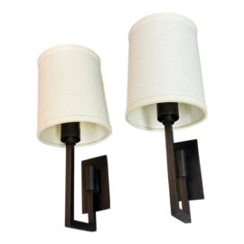 Barbara Barry for Visual Comfort Signature Aspect Wall Sconces, Pair. Original Price: $1,360