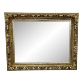 Vintage Gold Finish Ornate Wall Mirror