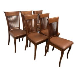 Dinec Dining Chairs, Set of Six. Original Price: $3,770