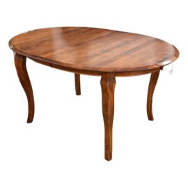 Traditional Queen Anne Style Oval Extension Dining Table