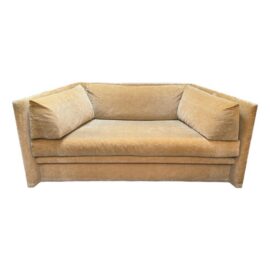 John Salandino for Baker Furniture Angled Sofa. Original Price: $7,400