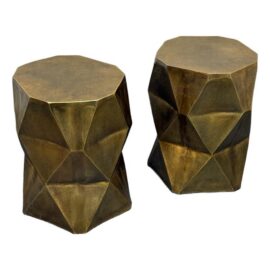 NEW Moe's Home Quintus Accent Tables, Pair. Original Price: $1,040