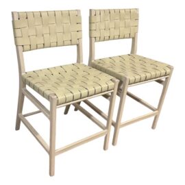 Williams-Sonoma Stratton Counter Stools, Pair. Original Price: $1,400