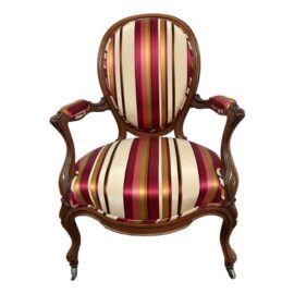 Rococo Revival Bergère Chair