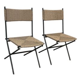 Crate & Barrel San Onofre Chairs, Pair. Original Price: $400