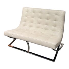 Williams-Sonoma James Leather Loveseat. Original Price: $8,540